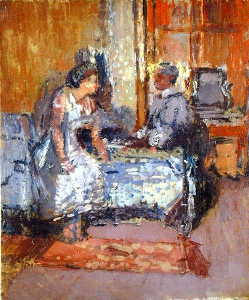 Shuttered Sunlight, c.1912 (tuval üzerine yağlı boya) by Walter Richard Sickert