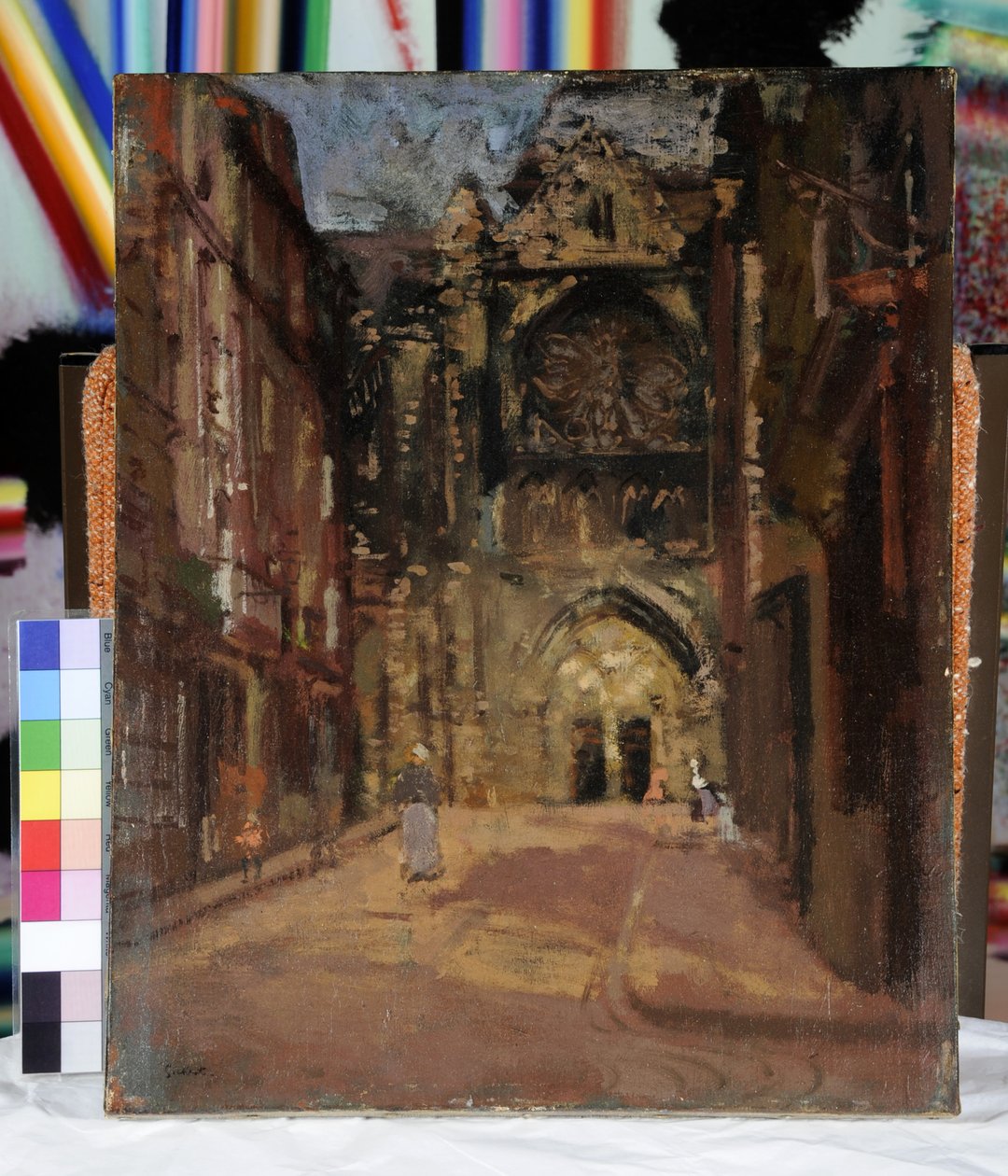 St Jacques, Dieppe, Fransa, c.1900 (tuval üzerine yağlı boya) by Walter Richard Sickert