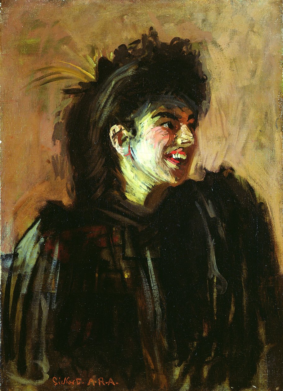 The Blackbird of Paradise, 1896-8 dolayları (tuval üzerine yağlı boya) by Walter Richard Sickert