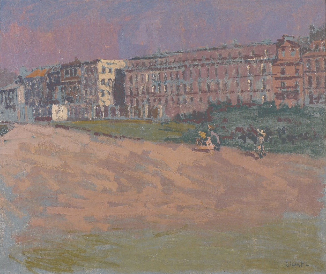 The Hotel Royal, Dieppe, c.1900-01 (tuval üzerine yağlıboya) by Walter Richard Sickert
