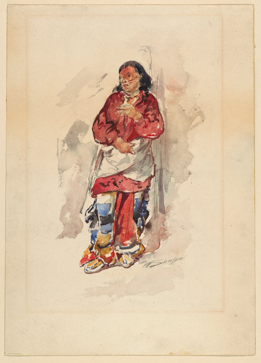 Cheyenne Gençlik by Walter Shirlaw