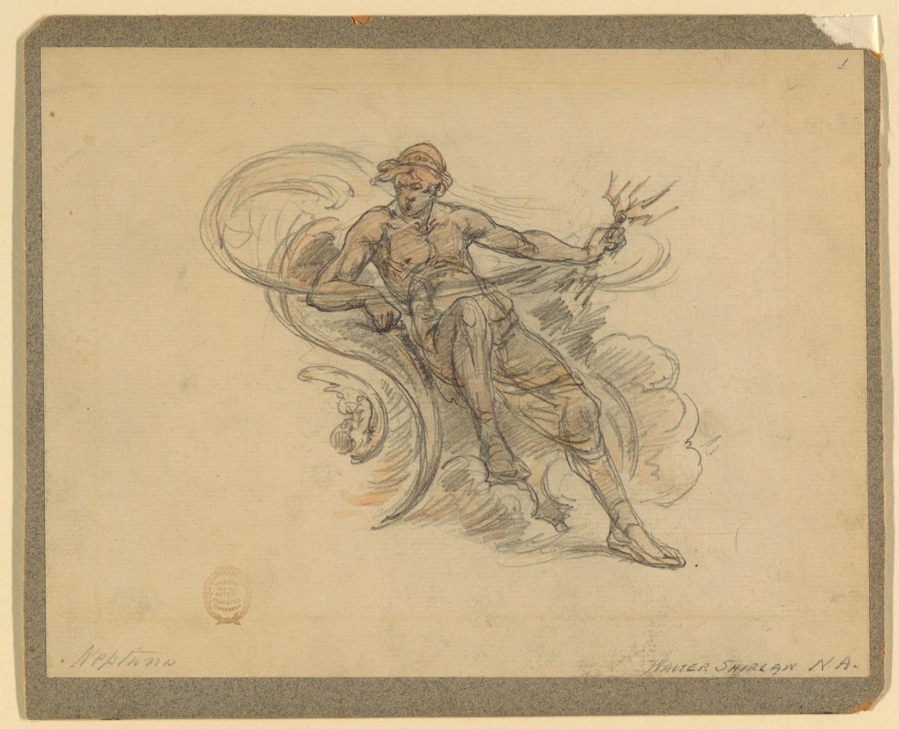 Neptün by Walter Shirlaw