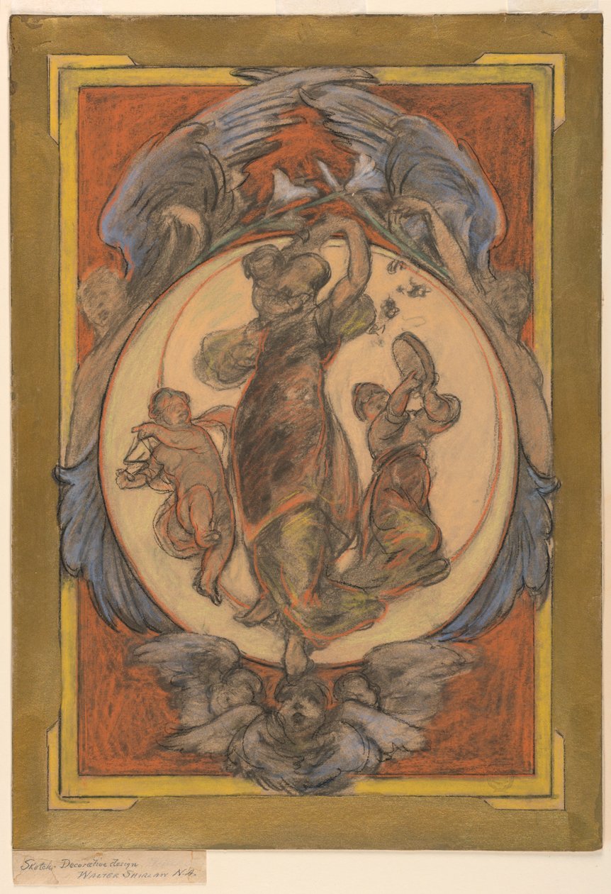 "Hilal Ay" Çalışması by Walter Shirlaw