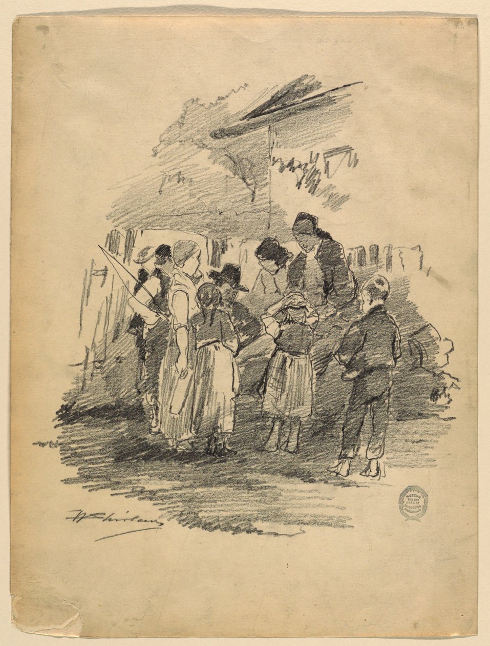 Köydeki Sanatçı by Walter Shirlaw