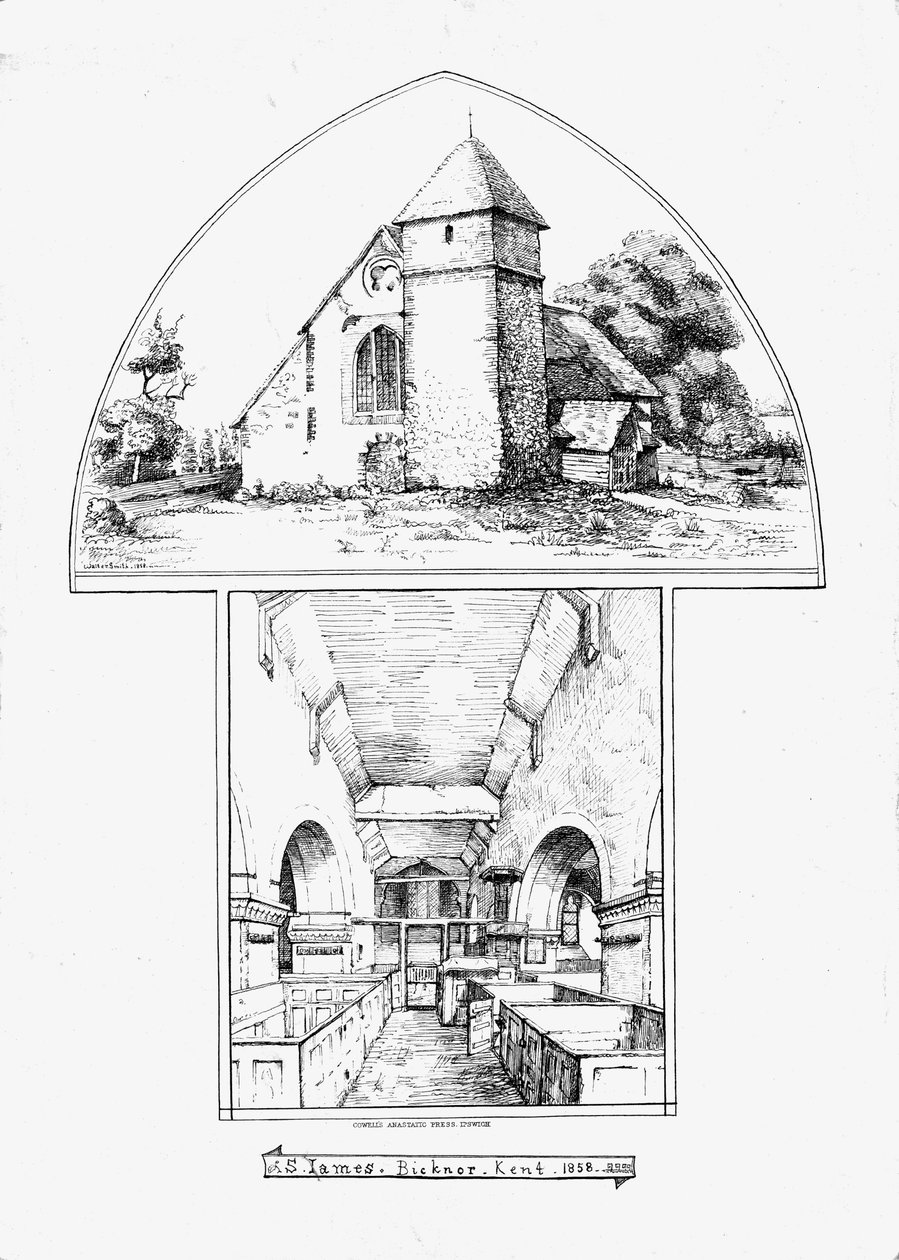 Aziz James, Bicknor, Kent, 1858. by Walter Smith