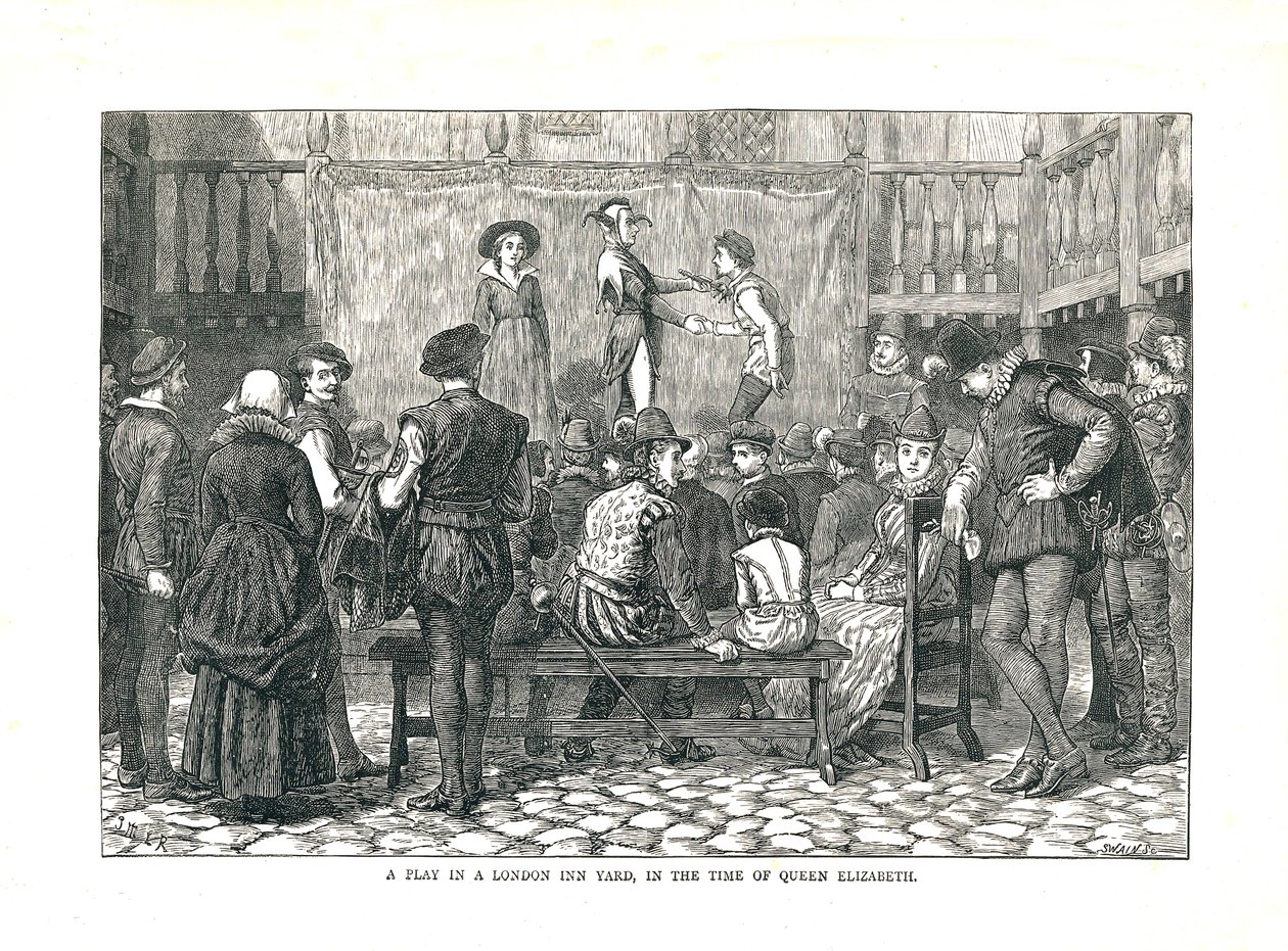 Elizabeth dönemine ait London Inn Yard
