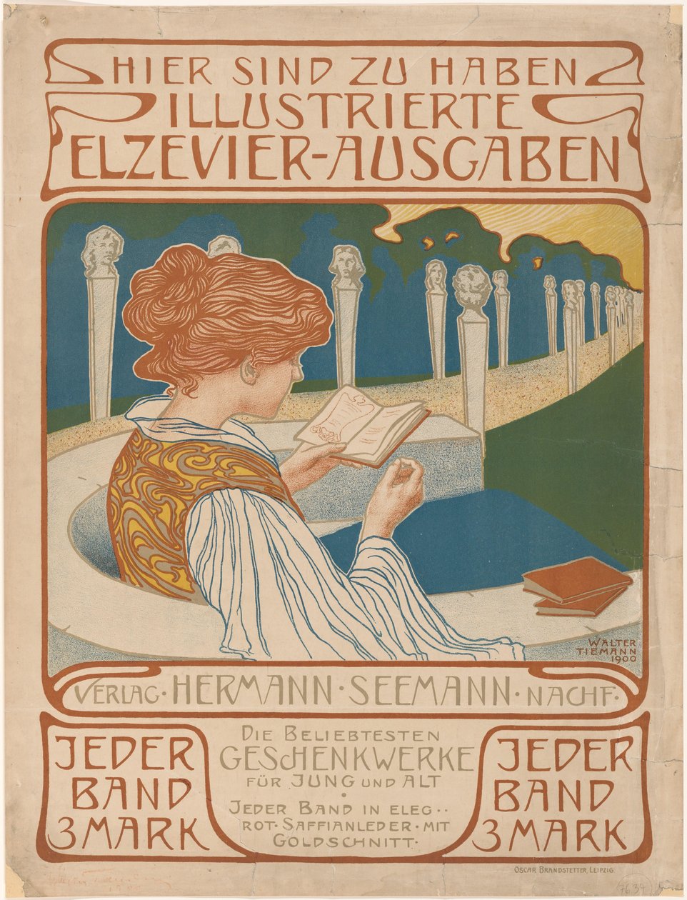 Yayıncı Hermann Seemann Nachfolger posteri by Walter Tiemann