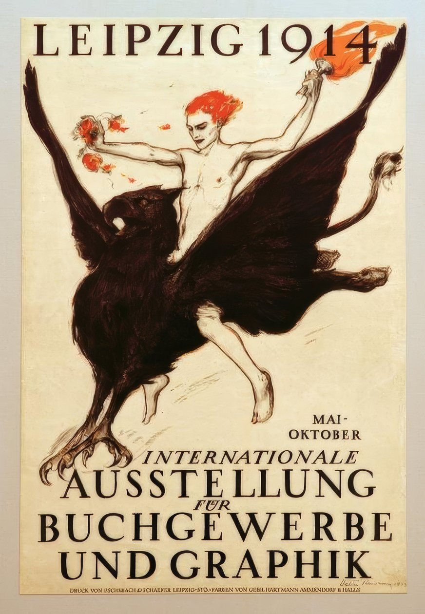 Leipzig 1914, kitap ticareti ve grafik için uluslararası sergi by Walter Tiemann