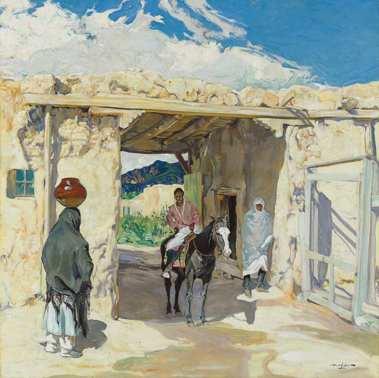 Geçit by Walter Ufer