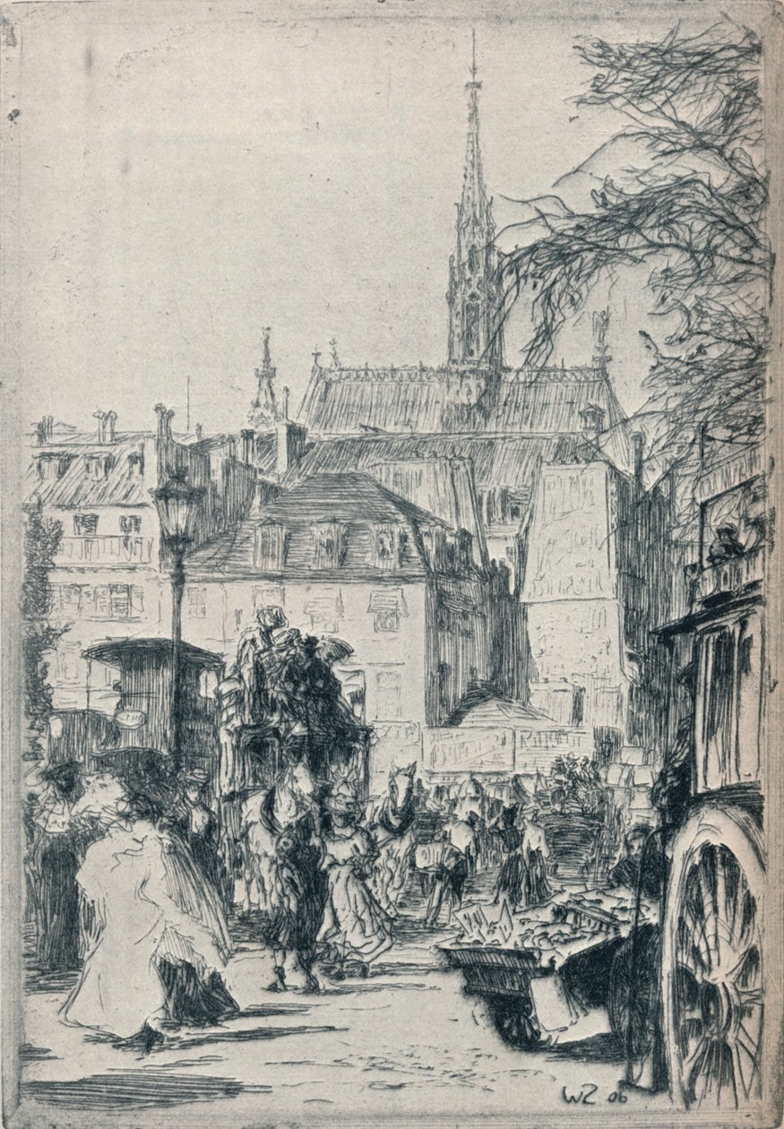 Yer St. Michel, Paris, c1913 by Walter Zeising