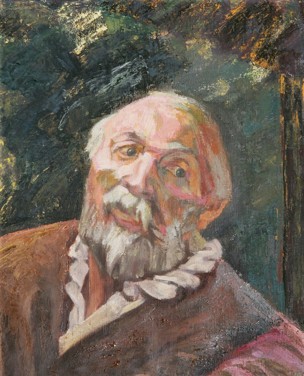Yaşlı Bir Adamın Portresi by Walther Gamerith