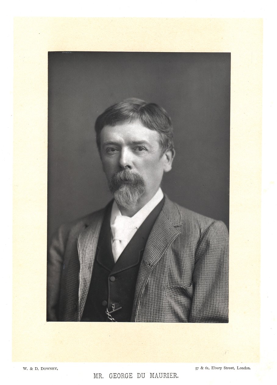 George Du Maurier, İngiliz yazar ve sanatçı, c1895. by WandD Downey