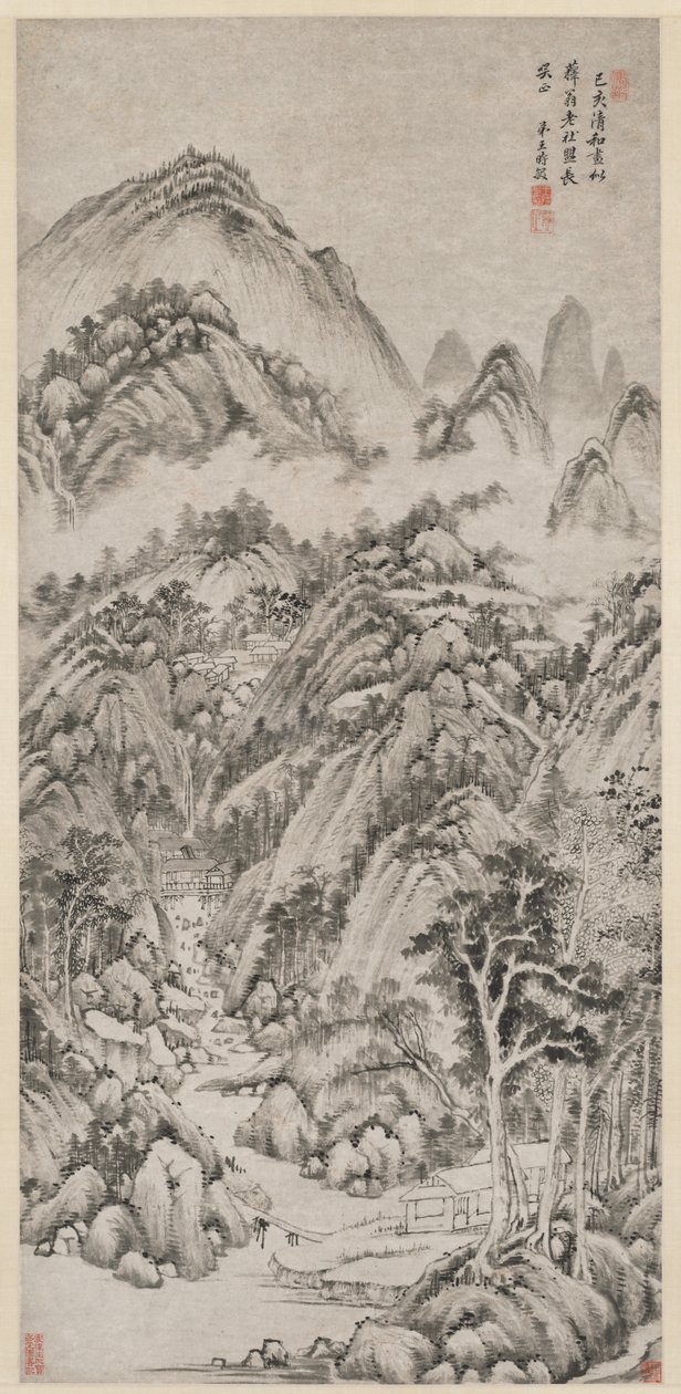 Yazın Kucakladığı Dağ Köyü by Wang Shimin