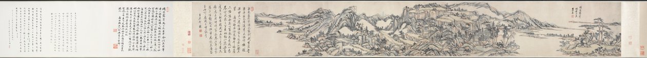 Açık Gökyüzü Altında Yeşil Tepeler: Huang Gongwang'dan Sonra by Wang Yuanqi