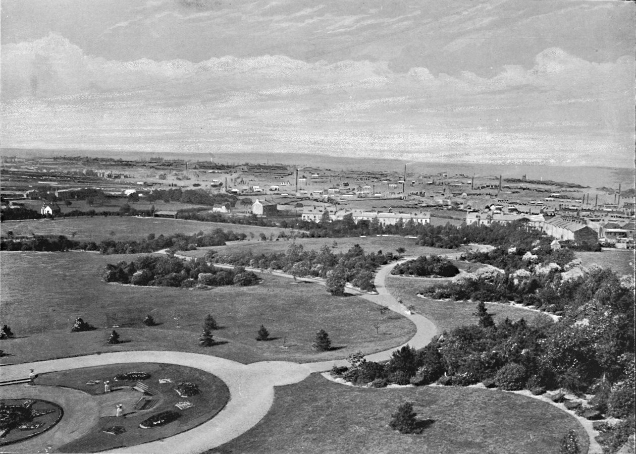Barnsley Parkı ve Kasabası, c1896 by Warner Gothard