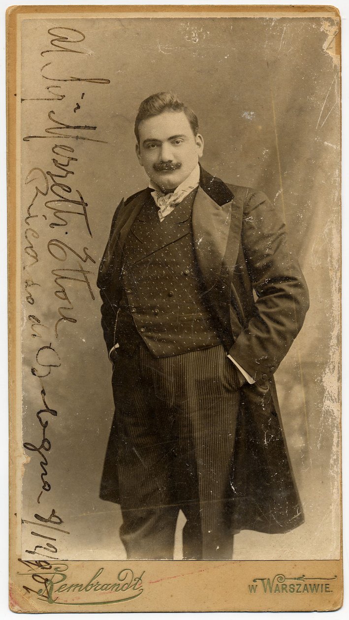 Opera sanatçısı Enrico Caruso