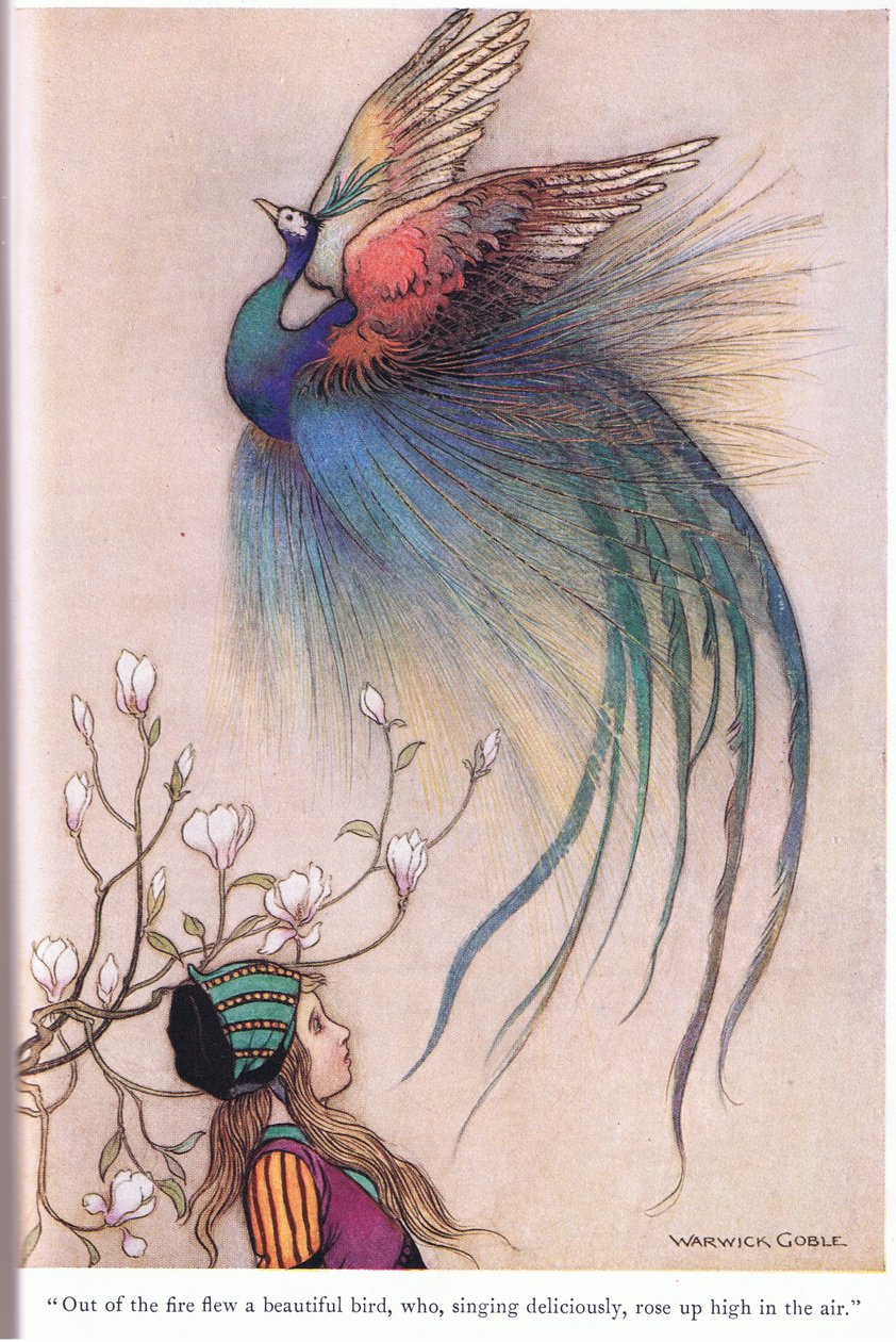 Ateşten güzel bir kuş uçtu by Warwick Goble