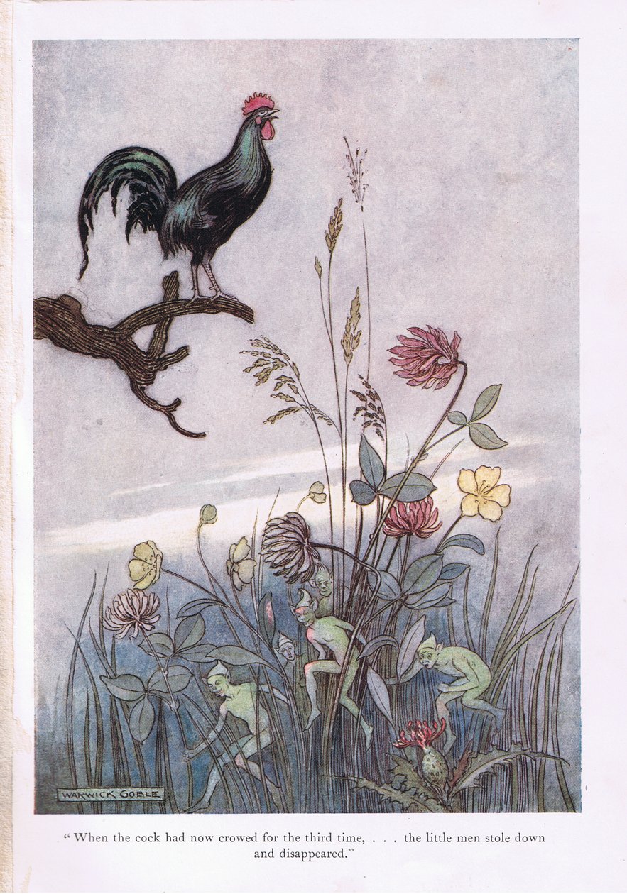 Horoz üçüncü kez öttüğünde by Warwick Goble