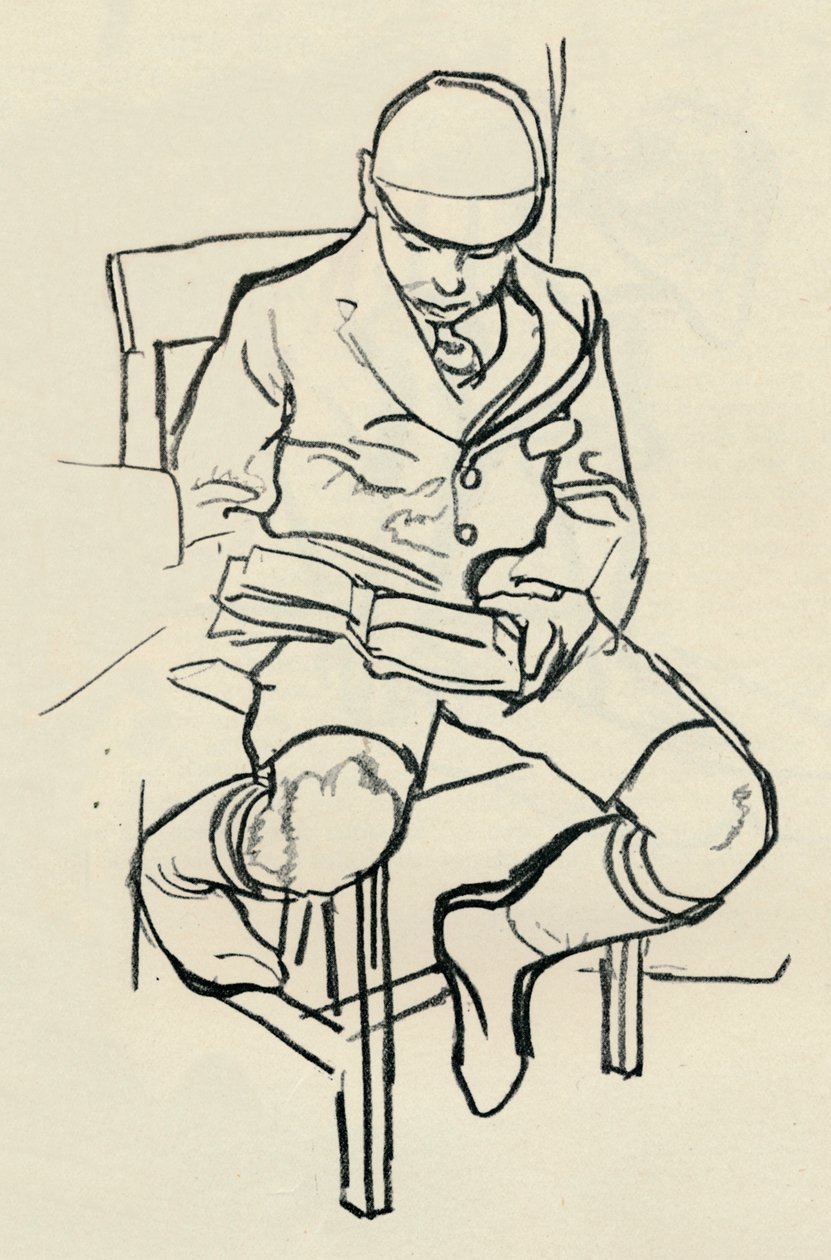 Çocuk Okuma, c1900 by Warwick Reynolds
