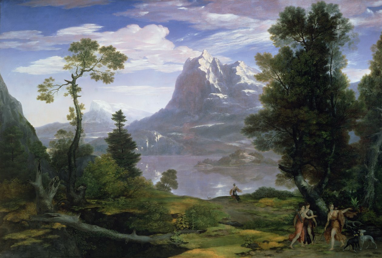 Kovalamacadaki Diana, 1805 by Washington Allston