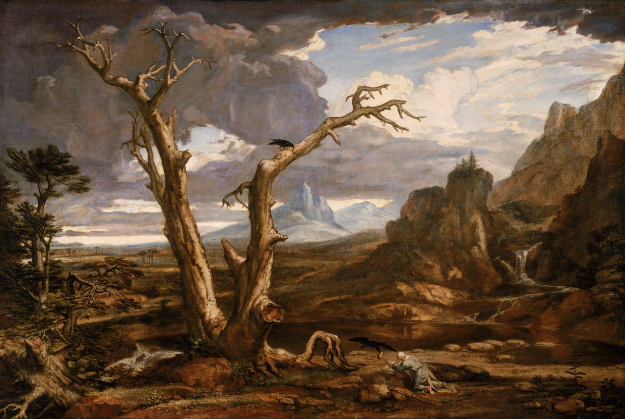Çölde İlyas by Washington Allston