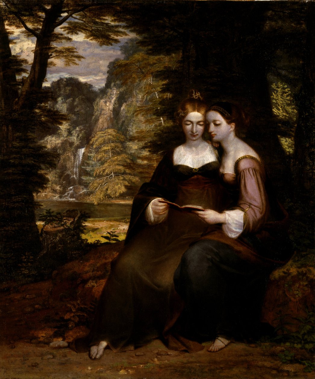 Hermia ve Helena by Washington Allston