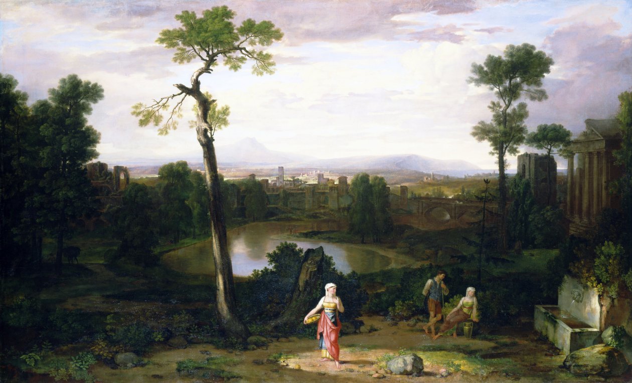 İtalyan Manzarası by Washington Allston