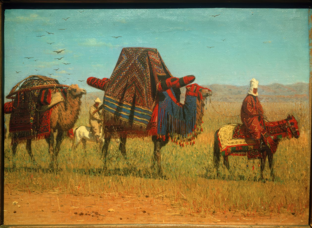 Migration der Kirgisen by Wassili W. Werestschagin