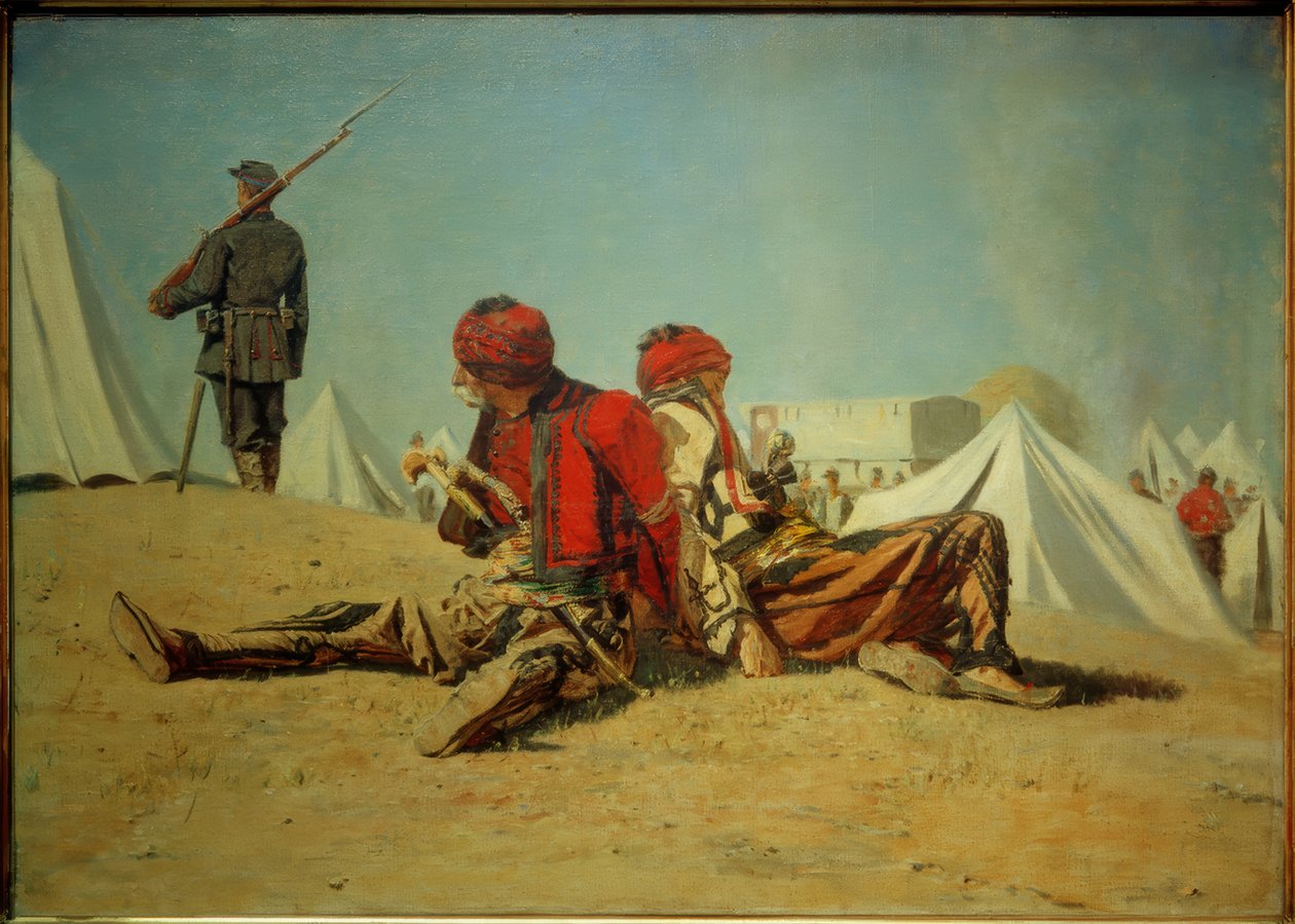 iki bashibozuk by Wassili W. Werestschagin