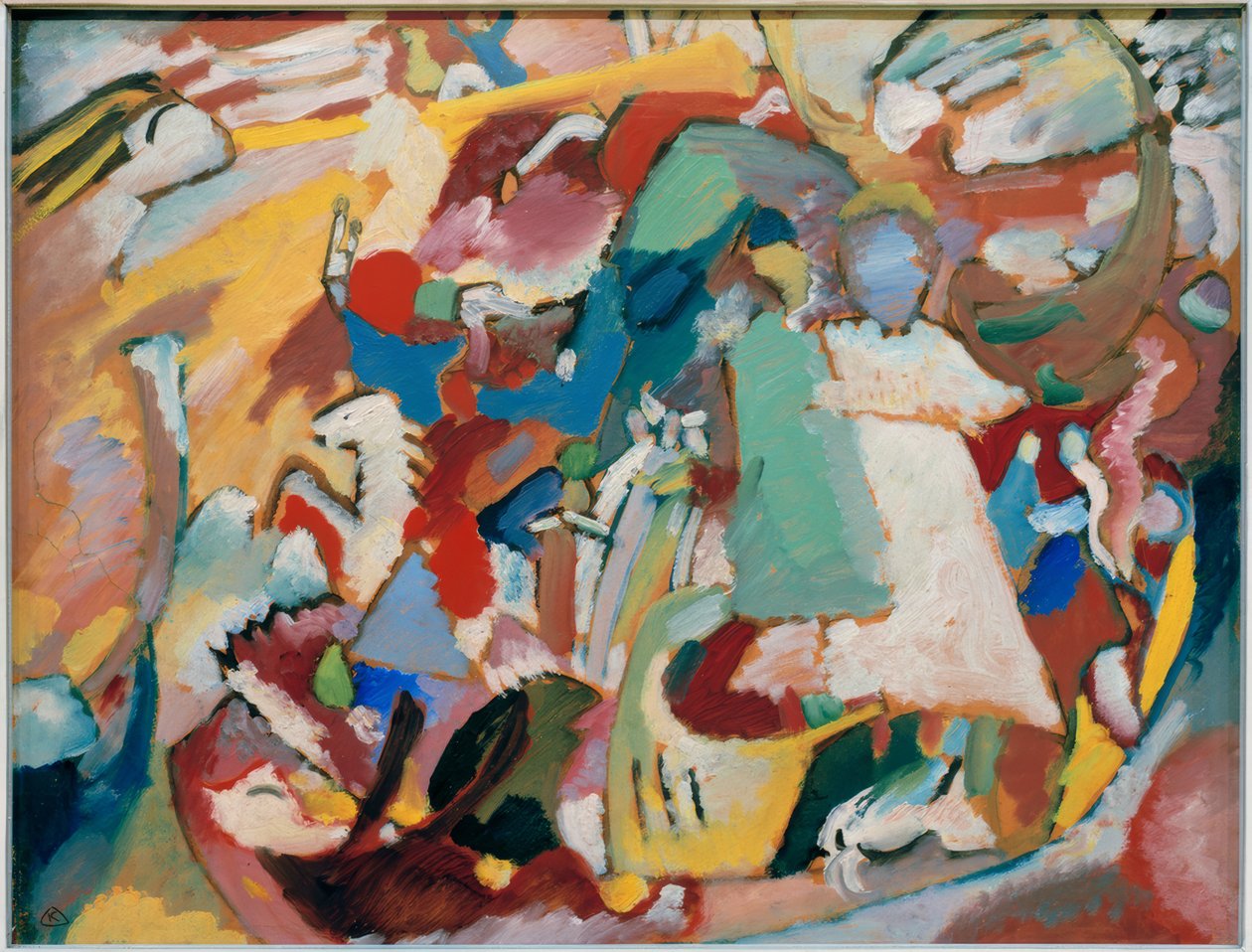 Tüm Azizler Günü I by Wassily Kandinsky