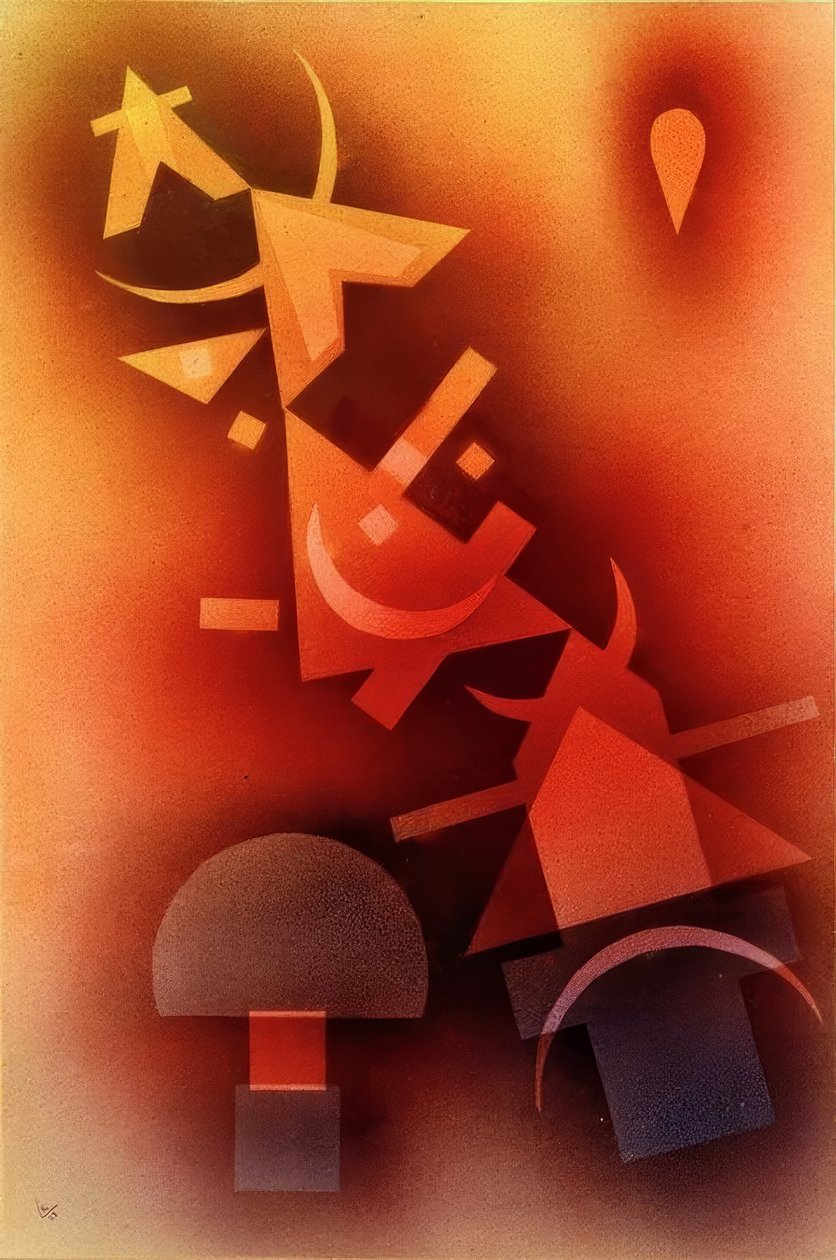 serin derinliklerden by Wassily Kandinsky