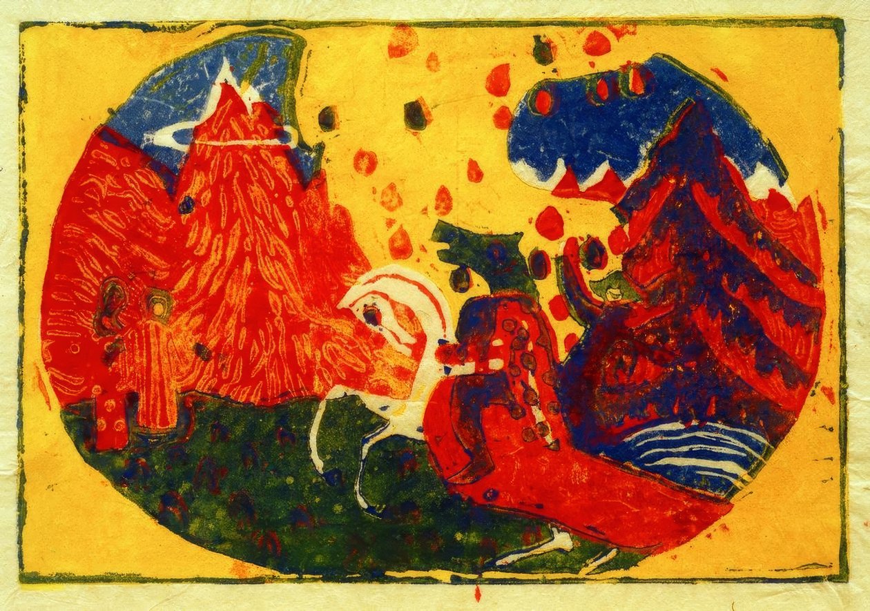dağlar by Wassily Kandinsky