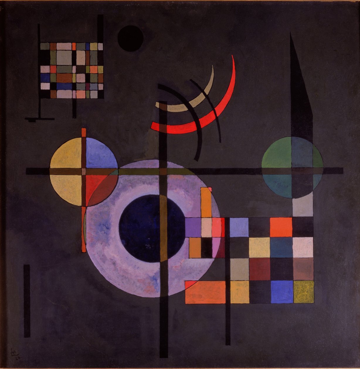 Karşı ağırlıklar, 1926 by Wassily Kandinsky