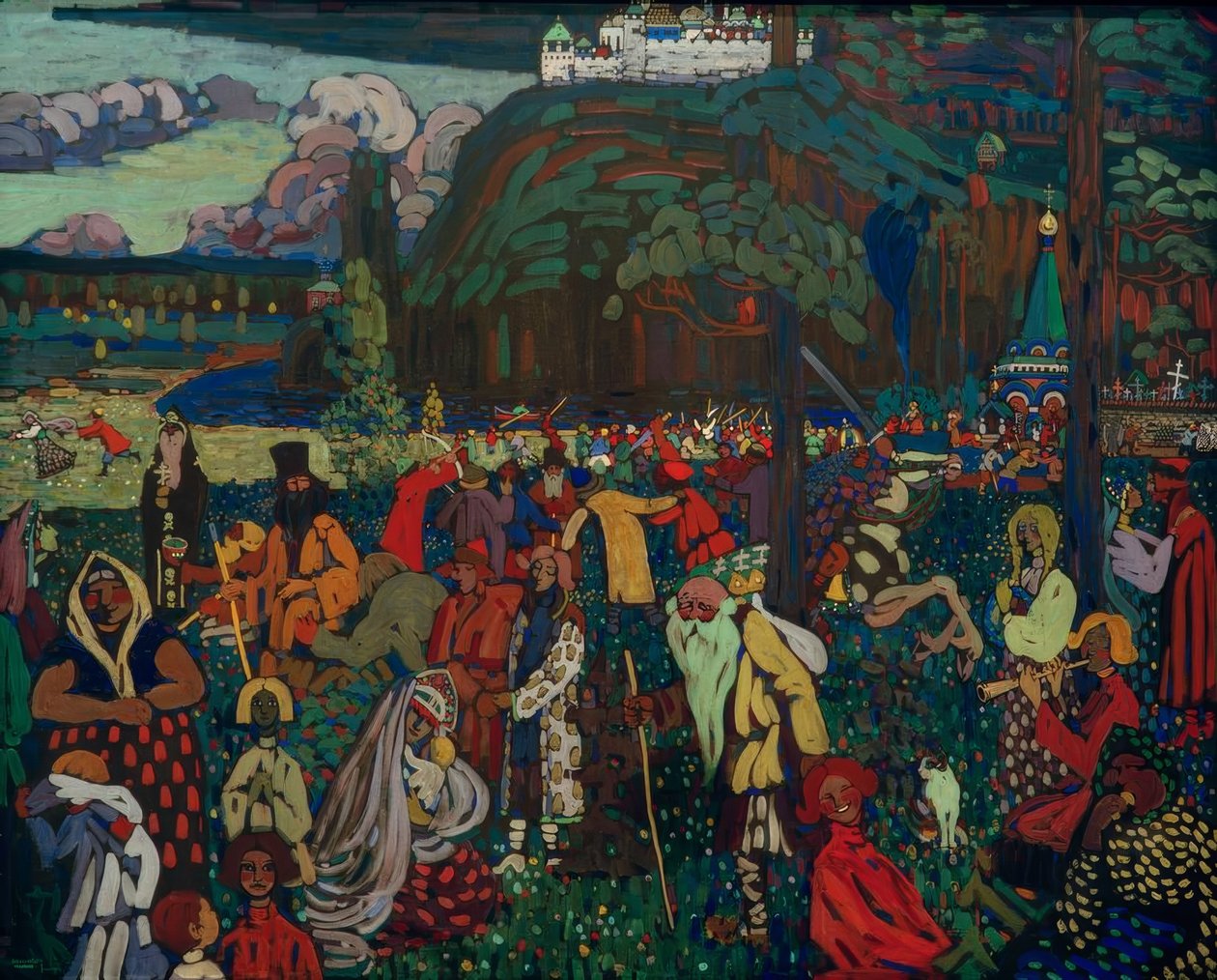 renkli hayat by Wassily Kandinsky