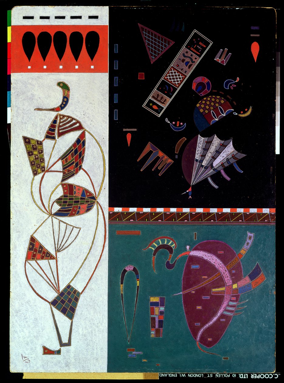 Birleşme Birimi, 1943 by Wassily Kandinsky