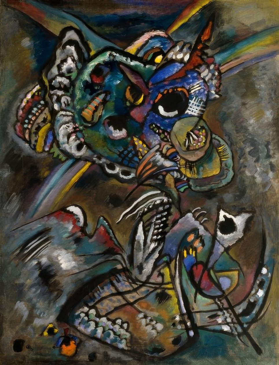 alacakaranlık by Wassily Kandinsky