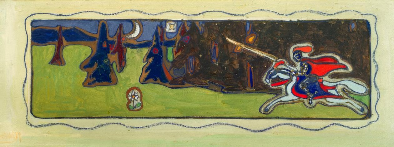 alacakaranlık by Wassily Kandinsky