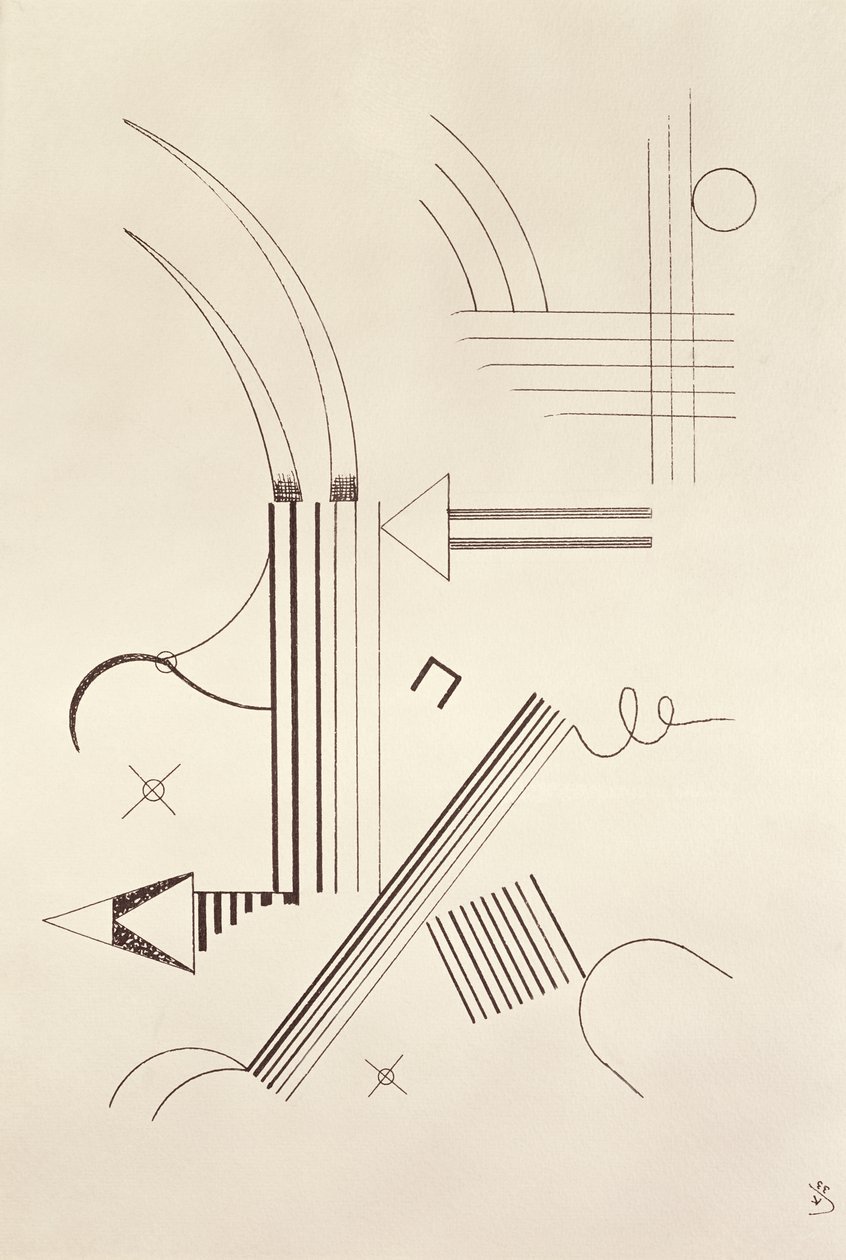 Çizim, 1933 by Wassily Kandinsky