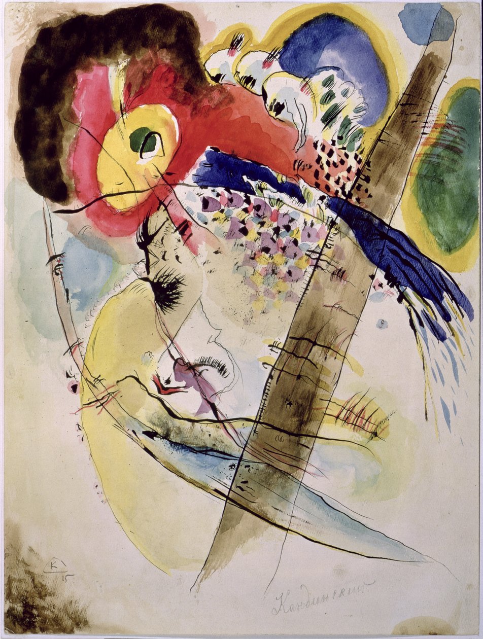 Egzotik Kuşlar, 1915 by Wassily Kandinsky