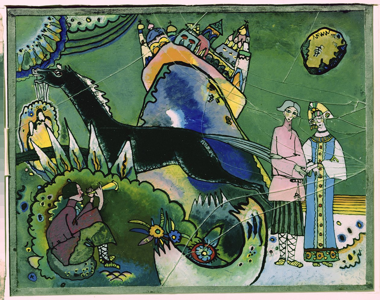 Altın Bulut, 1918 by Wassily Kandinsky