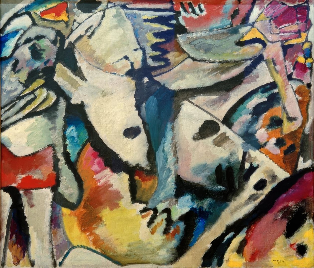 doğaçlama 13 by Wassily Kandinsky