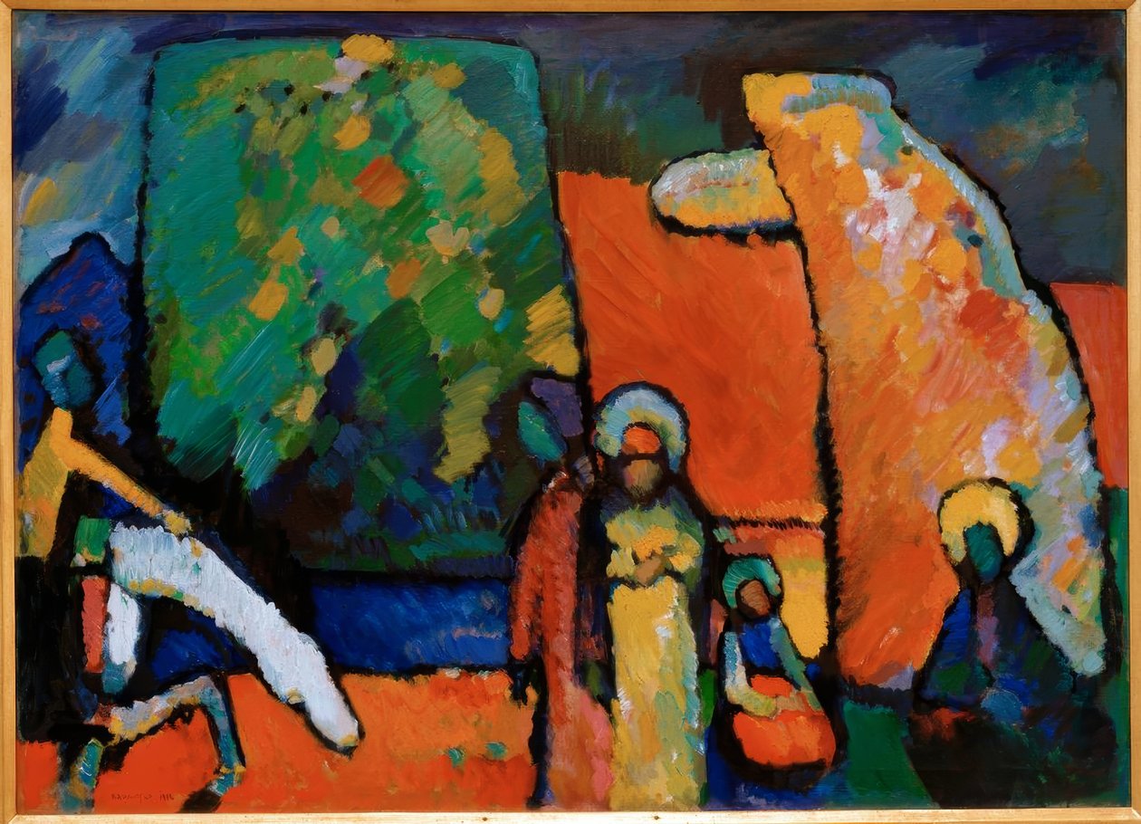 Doğaçlama 2 (cenaze marşı) by Wassily Kandinsky