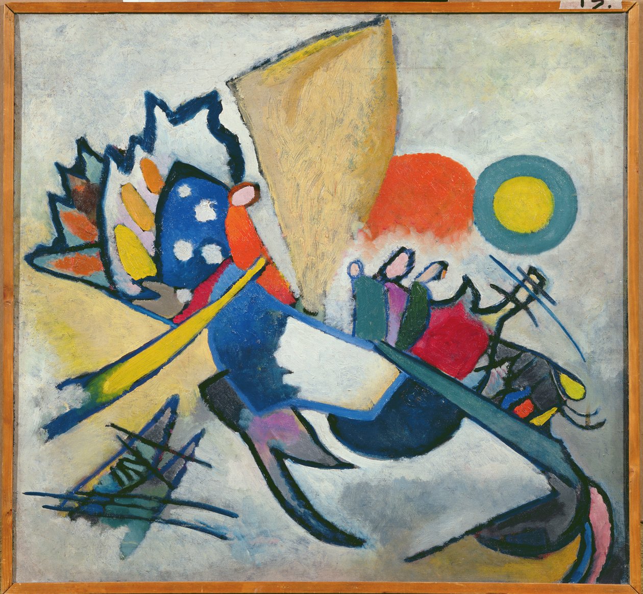 Doğaçlama 209, 1917 by Wassily Kandinsky
