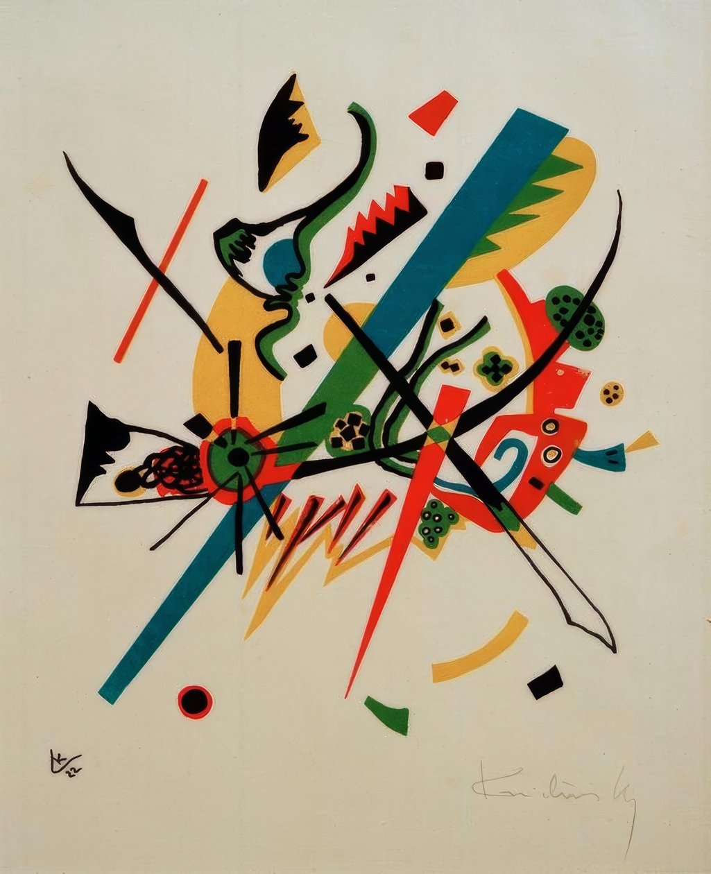 küçük dünyalar ben by Wassily Kandinsky