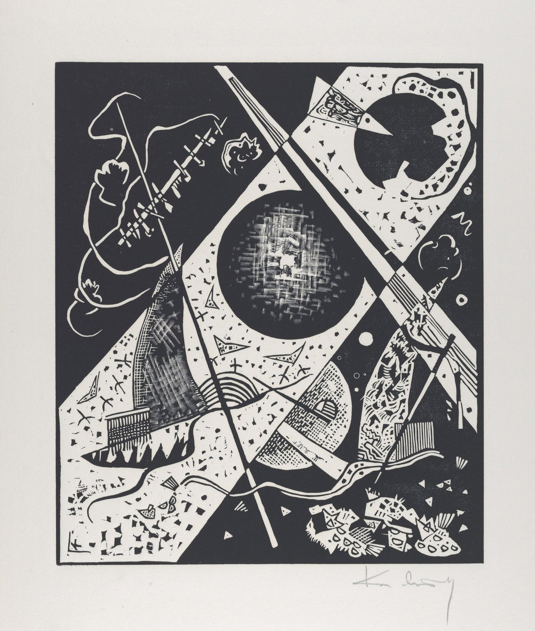 Küçük Dünyalar VI, 1922 by Wassily Kandinsky