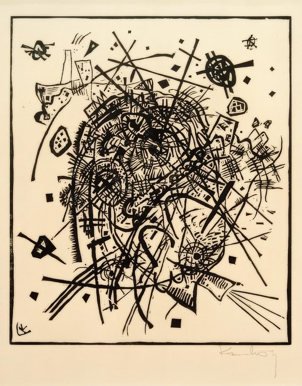 Küçük Dünyalar VIII by Wassily Kandinsky