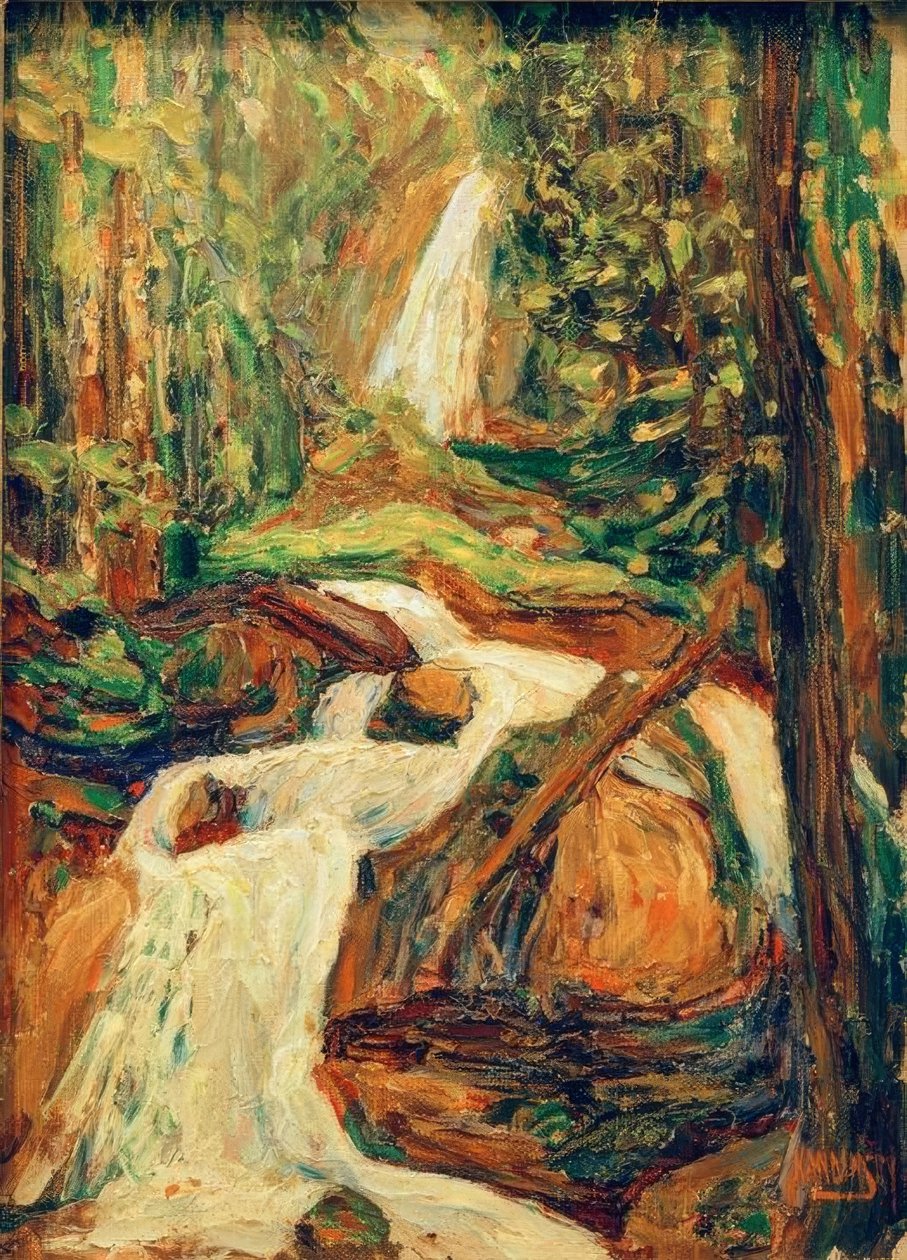 Kochel - Şelale I by Wassily Kandinsky