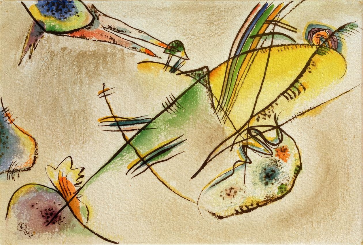 Bileşim B by Wassily Kandinsky