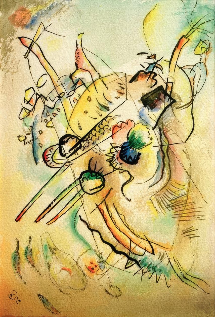 Kompozisyon D by Wassily Kandinsky