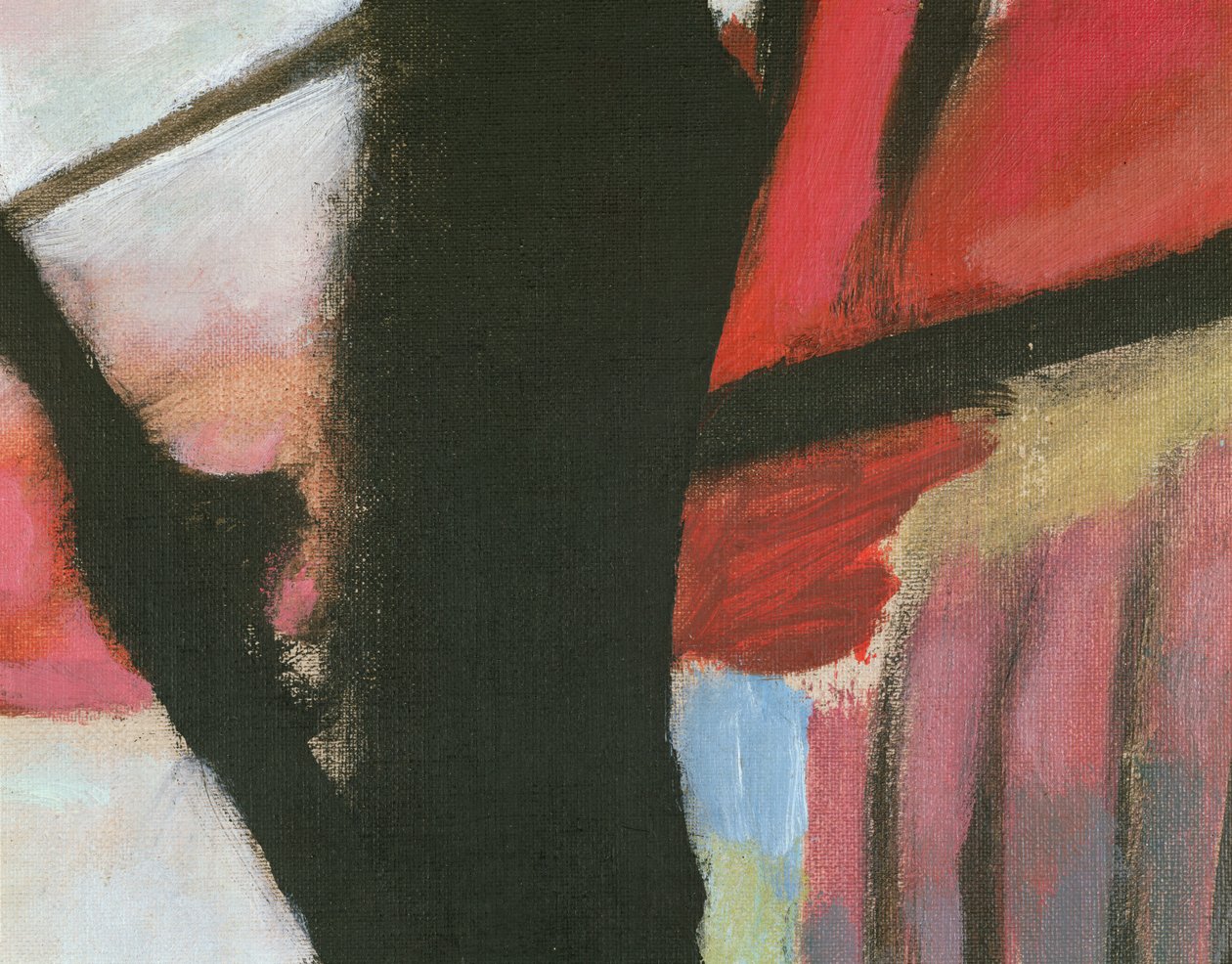 Siyah kemerli manzara, detay by Wassily Kandinsky